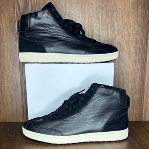 Coach Black Leather High Top Sneakers Men’s Size 10
